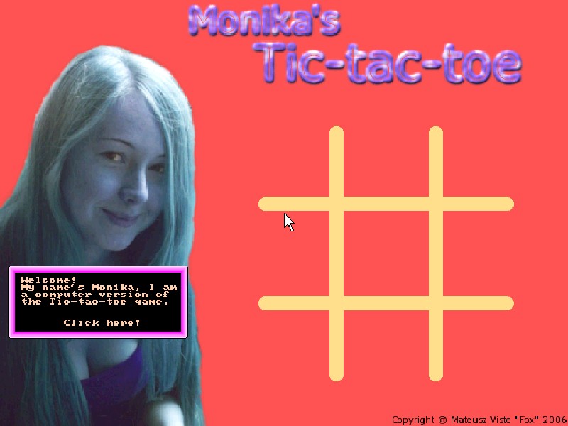 Monika's Tic Tac Toe